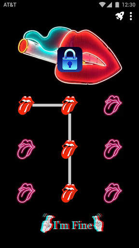 Lips - App Lock Master Theme screenshot 1