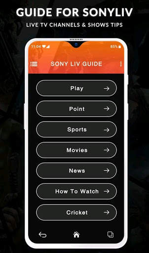SonyLiv - Live TV Shows & Movies Guide screenshot 1