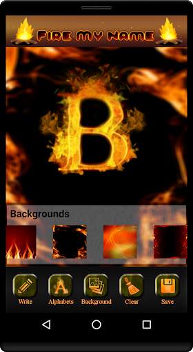 Name Fire Text скриншот 4