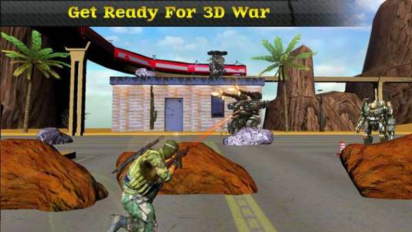 Clash of combat commando: Robot Action war 3D screenshot 6