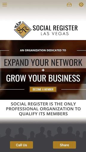 Social Register Las Vegas screenshot 1