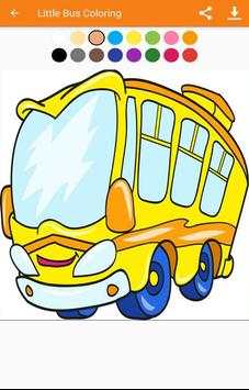 Little Bus Coloring screenshot 3