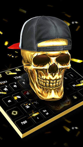 3D Hip-Hop Skull Keyboard screenshot 1