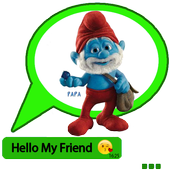 chat Smurfs أيقونة