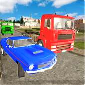 truk mobil bis parkir kegilaan 3d logo