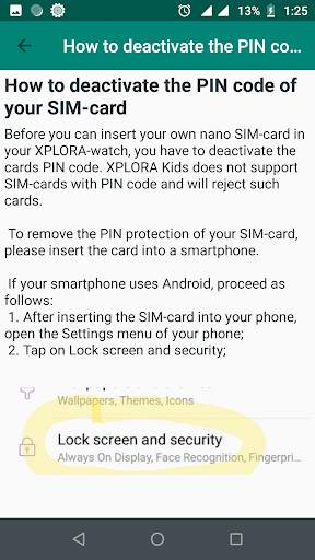 PIN Lock Disable Codes screenshot 4