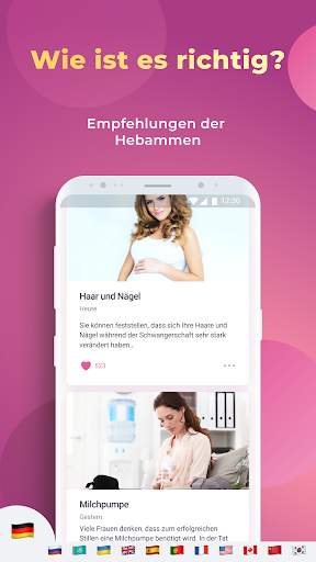 AMMA Schwangerschafts-App: Geburtstermin-Tracker screenshot 5