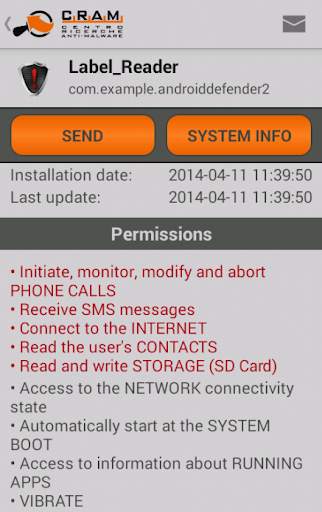 CRAM App Analyser screenshot 7