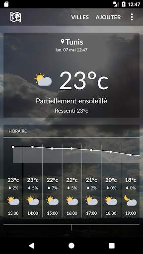 الطقس تونس screenshot 1