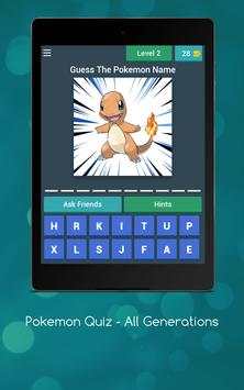 Pokemon Quiz - All Generations screenshot 14