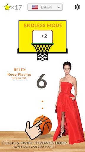 Bola basket swipe bintang sniper | Game Simulator screenshot 3