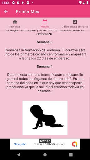 Embarazo Meses y Semanas screenshot 3