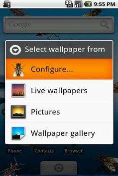 Live Wallpaper Creepy Crawlies screenshot 2