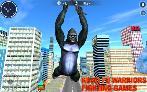 Gorilla City Simulator - Rope Hero Gorilla Game screenshot 9