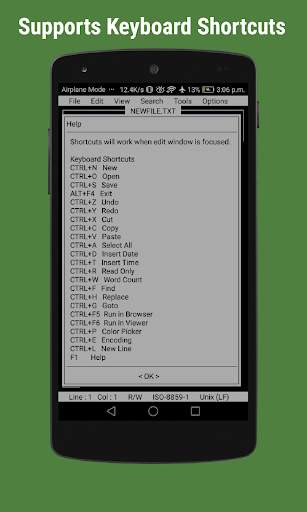 OldSchool Editor : Text Editor screenshot 7