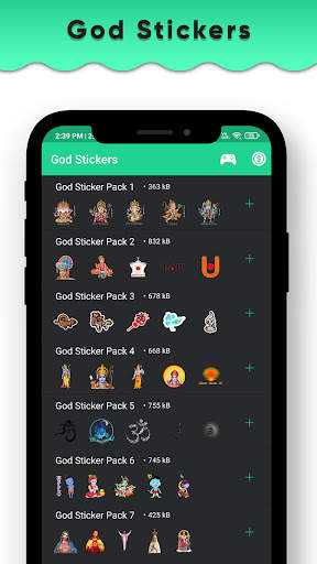 God Stickers for Whatsapp - Hindu God Stickers screenshot 1