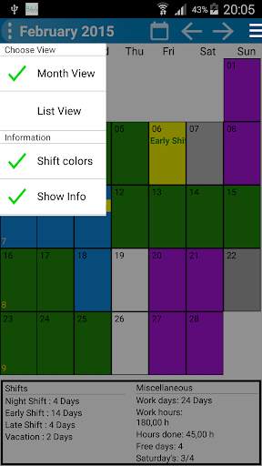 Shift Wage Planer Trial screenshot 3