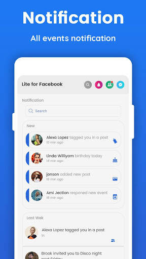 Lite for Facebook - Quick Chat for Messenger screenshot 4