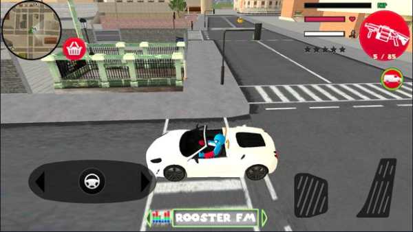 Spider Capitaine american Stickman Rope Hero Crime screenshot 3