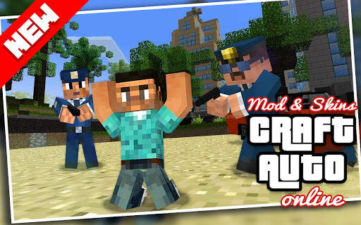 Mod Auto Craft and Skins Gta MCPE 2021 screenshot 1