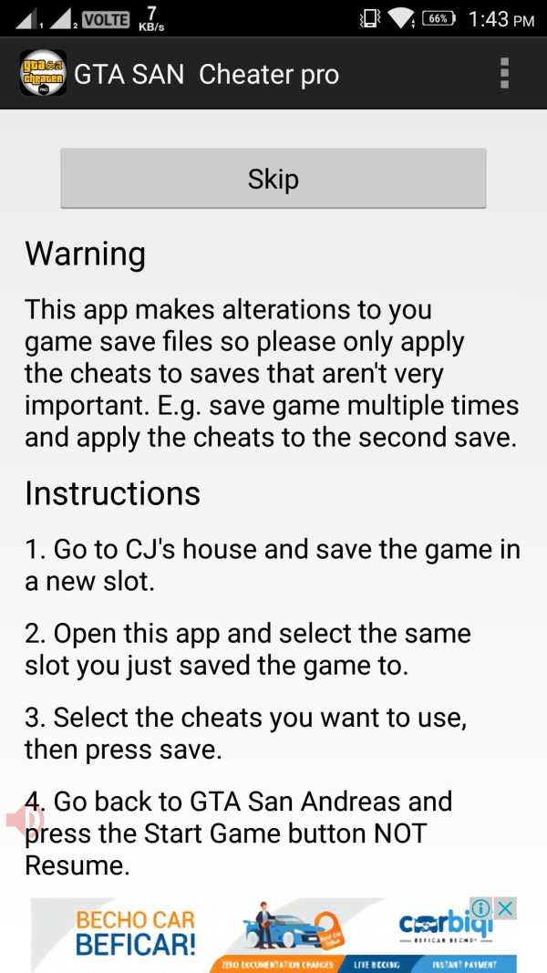 GTA VC Cheater pro screenshot 2