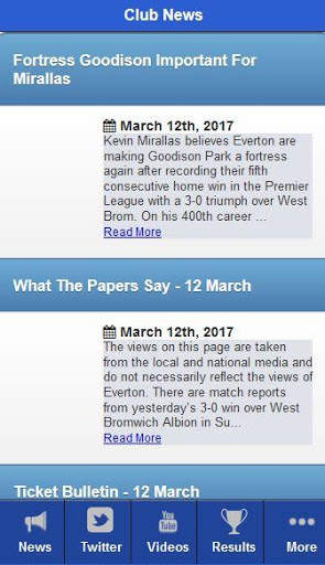 Football News for Everton screenshot 2