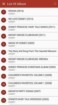 All DISNEY Songs Lyrics screenshot 1