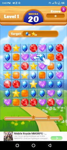 Jewel crush screenshot 3