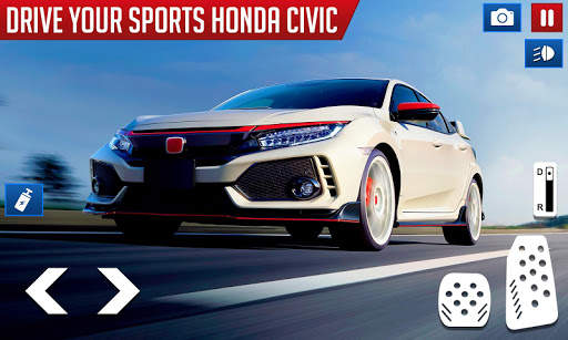 Drifting and Driving Simulator Civic Game screenshot 5