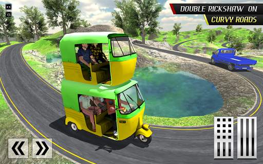 Tuk Tuk Rickshaw Driving Simulator Transport Games screenshot 2