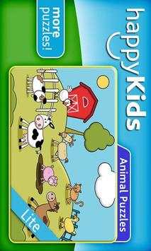 happyKids Animal PUZZLES-LITE screenshot 1