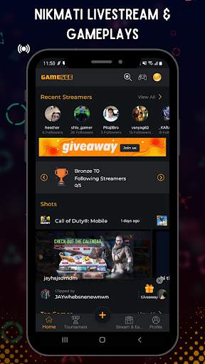 GameSee: Livestream Platform screenshot 1