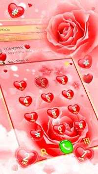 Pink Rose Flower Launcher Theme screenshot 1