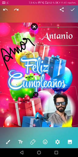 Tarjetas de felicitación con foto screenshot 5