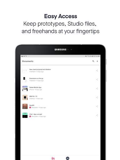 InVision 4 تصوير الشاشة
