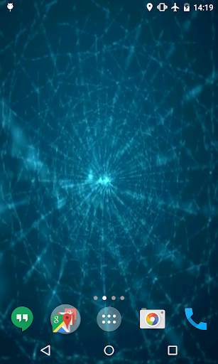 3D Blue Waves Live Wallpaper screenshot 4