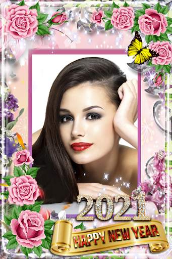 Happy New Year Photo Frame 2021 screenshot 16
