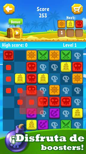 Pirate's Dice: 4 en raya juego de mesa screenshot 2