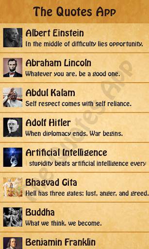 The Quotes App screenshot 1
