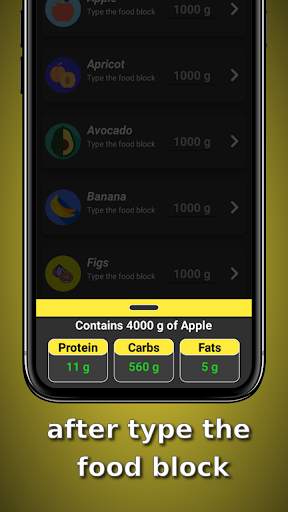 Calculate your calories - daily protein carbs fat screenshot 7