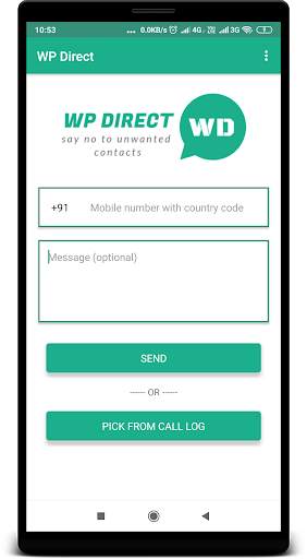 WP Direct (WhatsApp Tool - Send Direct Message) screenshot 1