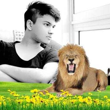 Selfie with Lion Photo Frames 1 تصوير الشاشة
