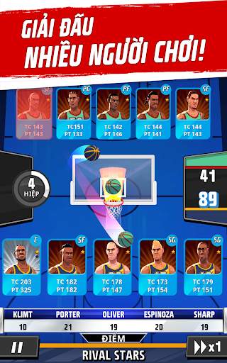 Bóng rổ Rival Stars screenshot 16