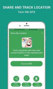 GPS Tracker app, Share My Location, GPS MAPS screenshot 1
