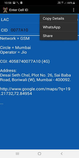 Mobile Tower Cell-ID Info screenshot 3
