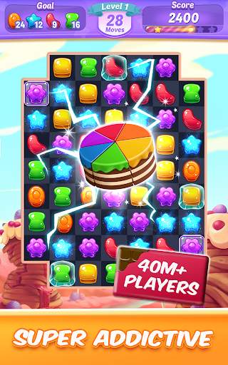 Cookie Rush Match 3 स्क्रीनशॉट 1