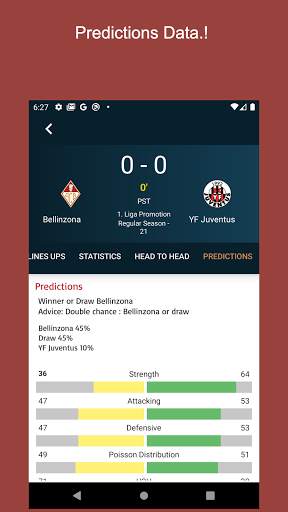 Goal Live Soccer : All Leagues screenshot 1