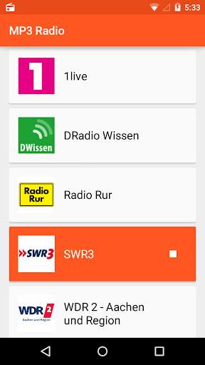 MP3 Radio (Beta) screenshot 1