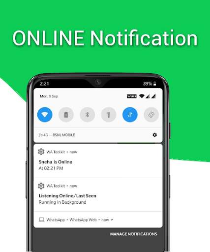 WA Toolkit - Online/Offline Notifications, DP Sync screenshot 4