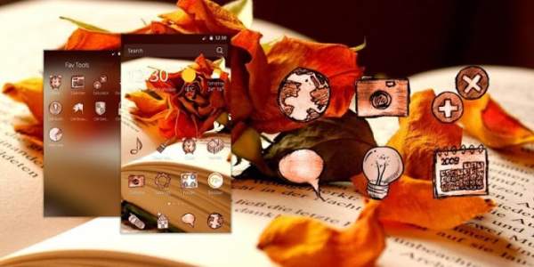 Book and Flower DIY Theme screenshot 1